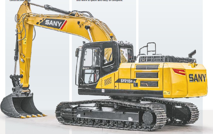 Плавающий экскаватор Sany SY215C