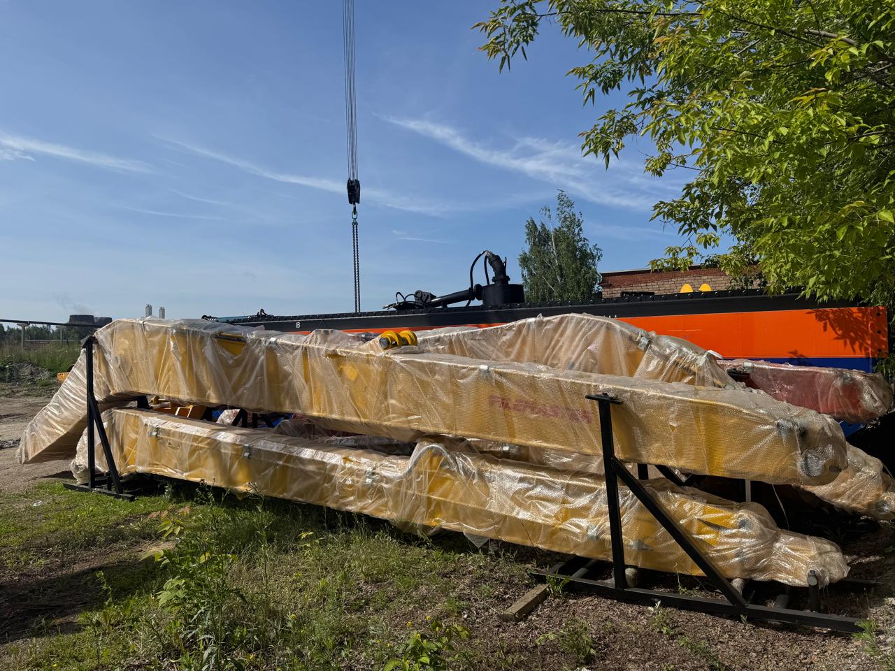 Удлинёная рукоять стрелы экскаватора Sany SY215