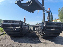 Плавающий экскаватор Sany SY215C