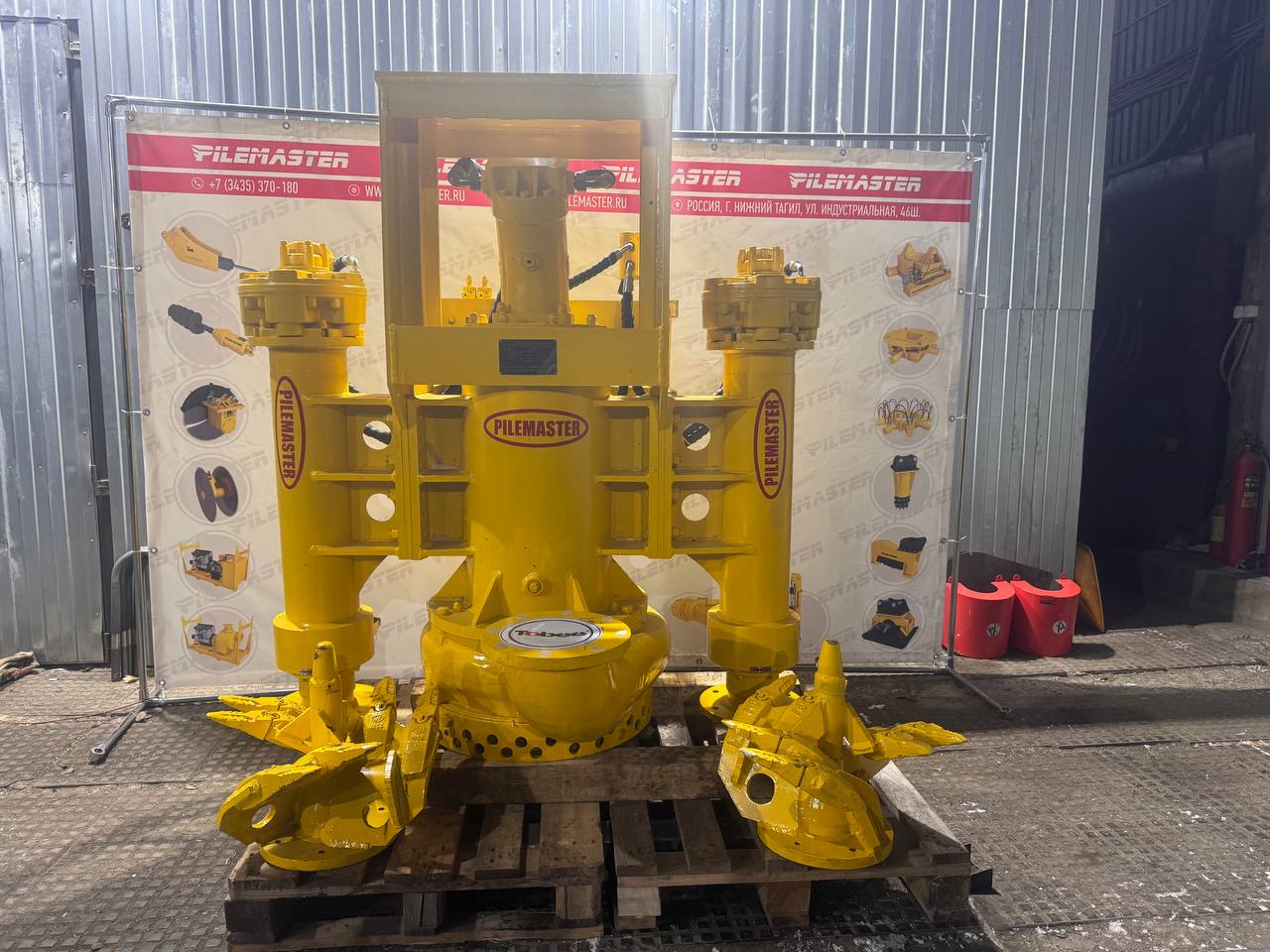 Землесос PileMaster THY85B и рыхлители ExPro-20